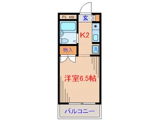 シャルム新城【3階】の間取り