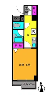 ティファニー舟渡【3階】の間取り