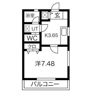 フェアリースター【1階】の間取り
