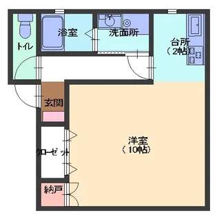 クレセントII【2階】の間取り