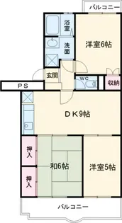 アイリス・クイーンA棟【3階】の間取り