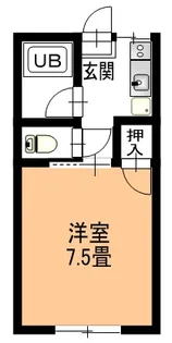 ハイツ中里【2階】の間取り