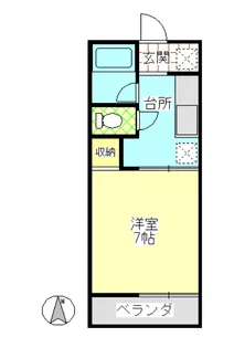 ハイツ マルティーニ【1階】の間取り