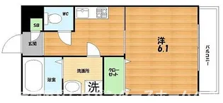 ジーメゾン上野【1階】の間取り
