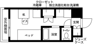 レジディア九大学研都市【5階】の間取り