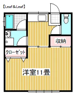 Leaf&Leaf A棟【1階】の間取り