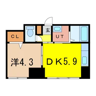 エンドレス17 A棟【7階】の間取り