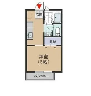 セレクトONE A【2階】の間取り