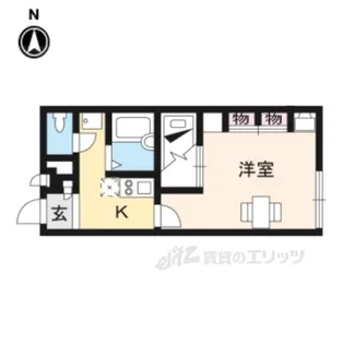 レオパレスさざんか【2階】の間取り
