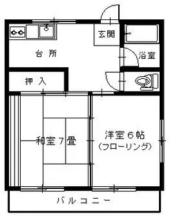 もりや荘【2階】の間取り