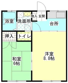 メゾンレポンテ【1階】の間取り