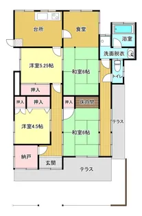 愛媛県西条市高田【一戸建】の間取り