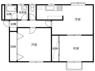 ウイングハイツ【2階】の間取り