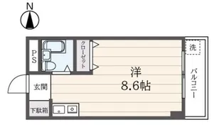 ベルフラット【2階】の間取り