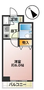 プラネット【6階】の間取り