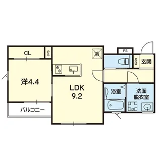 セブンピース【1階】の間取り
