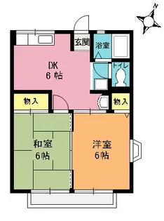 ソフィアハイツ【2階】の間取り