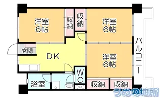 プレアール荒木【5階】の間取り