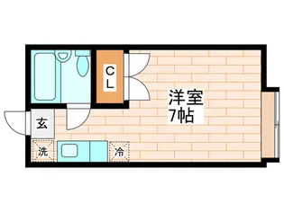キャピタル青戸【2階】の間取り