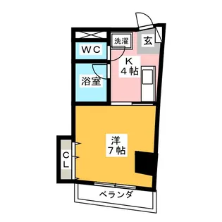 GINZA SPACE ONE【4階】の間取り