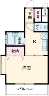 ブラウンハイム【2階】の間取り