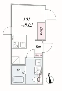 Eterna Forest【1階】の間取り