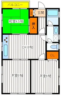東京都昭島市松原町4【マンション】の間取り