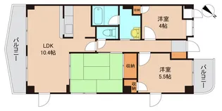 シーサイドスクウェア壱番館【2階】の間取り