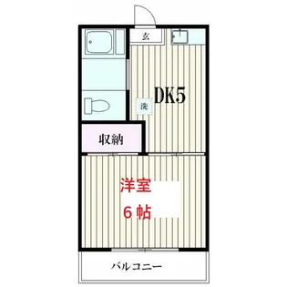 東京都大田区多摩川2【マンション】の間取り