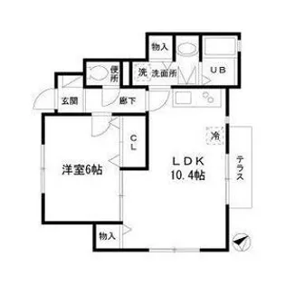埼玉県川口市江戸1【アパート】の間取り