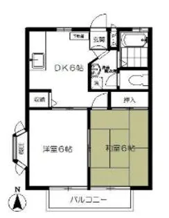 MAハイツ【1階】の間取り