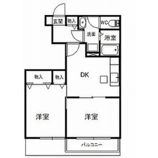 ガーデンヒルズ【1階】の間取り