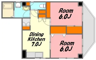 広島県広島市中区羽衣町【マンション】の間取り
