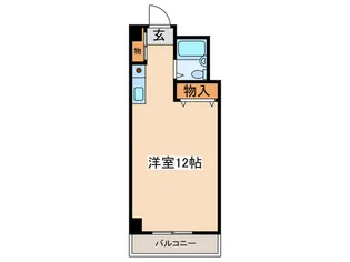 ガ-デン弁天町【9階】の間取り