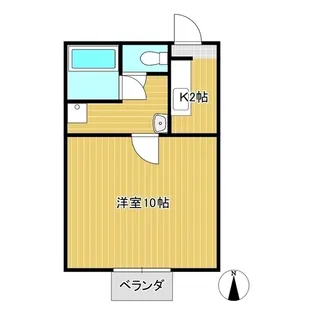 ティーズハウス【1階】の間取り
