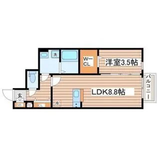 Yu Terrace(ユ-テラス)【1階】の間取り