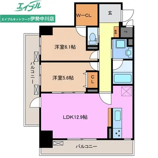 ラフィーネ【4階】の間取り