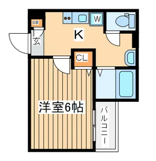 メルディア上溝3【1階】の間取り