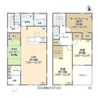 千葉県千葉市若葉区千城台西1【一戸建】の間取り
