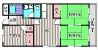 カーサ三国ヶ丘【4階】の間取り