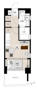 アーバンパーク清澄白河【2階】の間取り