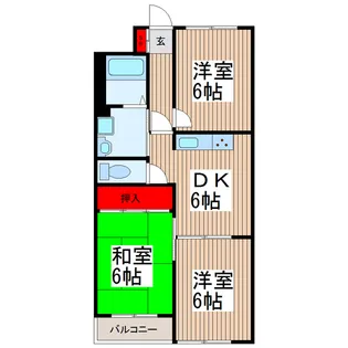ラーバンヤマミツ【1階】の間取り