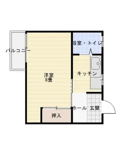 南風パーフェクト【6階】の間取り