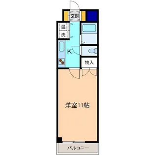 グランヴィレッジ粟崎【4階】の間取り