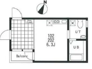 東京都板橋区若木2【アパート】の間取り