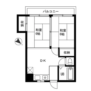 第2浜中マンション【3階】の間取り
