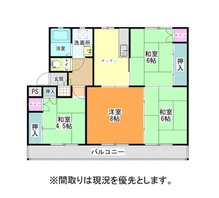山形県山形市飯田西5【マンション】の間取り