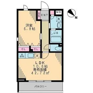 ガーデンテラス柿の木坂【3階】の間取り