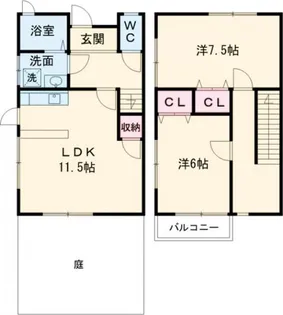 愛知県豊川市一宮町錦【一戸建】の間取り