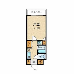 エスコート両国【5階】の間取り